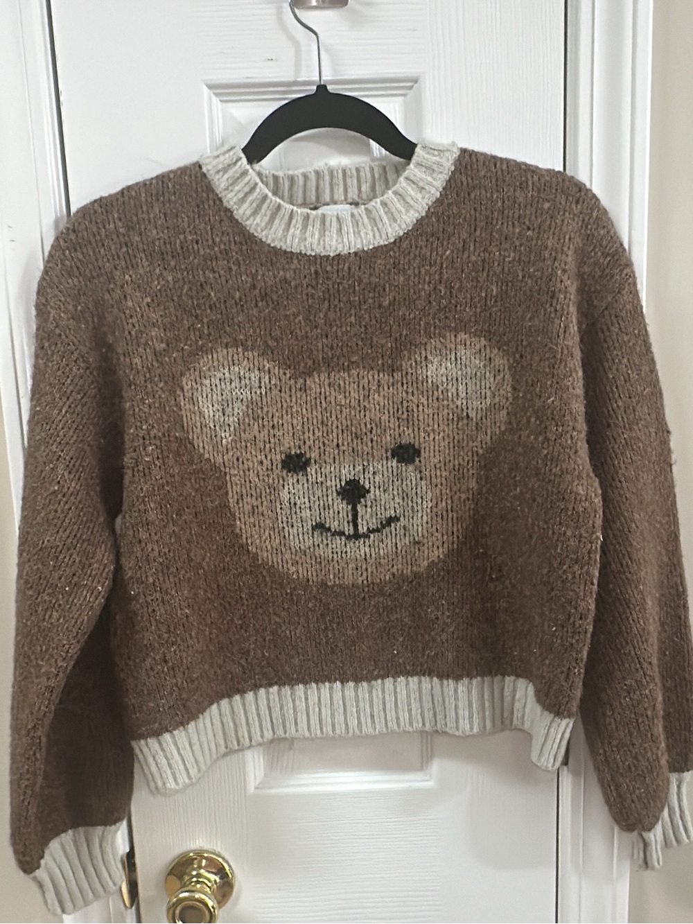 Anthropologie (Luna Ivy) bear 🐻 sweater pit-pit19.5- 19 long (mix53)
